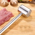 thumbnail image 2 of Meat Tenderizer,Stainless Steel Household Meat Restaurant Meat Hammer Kitchen Accessories Proven Performance, 2 of 8