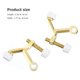 thumbnail image 3 of 4 unids Zinc Alloy Buffer Puerta Tappers Puertas Hogar Tappers Puertas Parachoques, 3 of 5