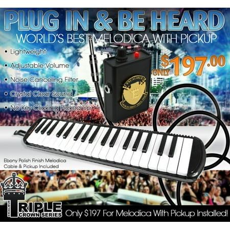 - Excalibur Triple Crown Pro Melodica with Mic. Pickup