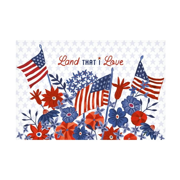 Farida Zaman 'America the Beautiful I Love' Canvas Art