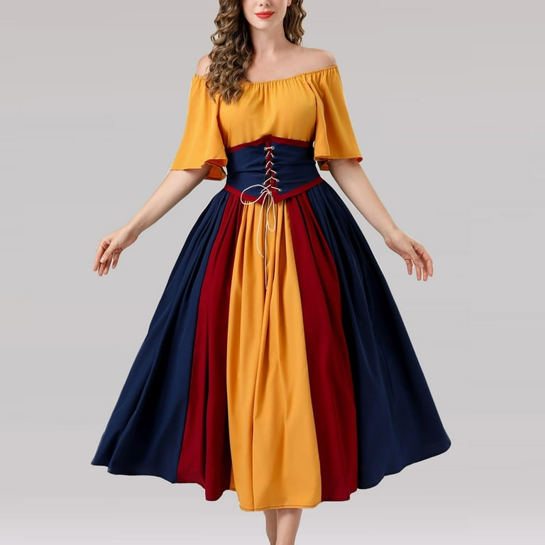 sachin and babi light blue dress Renaissance dresses main image 1