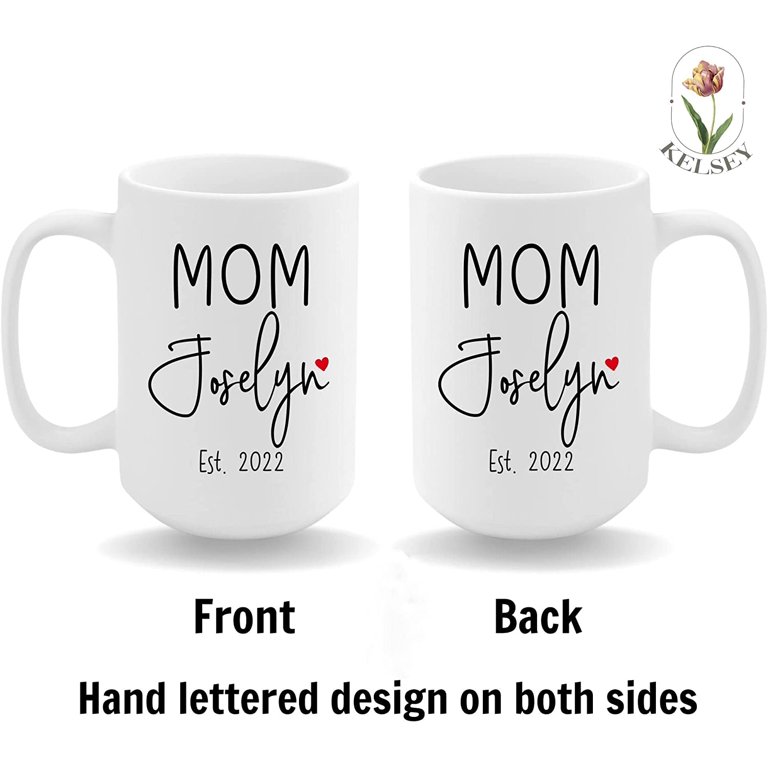 Personalized Mommy First Christmas Mug, New Parents Christmas