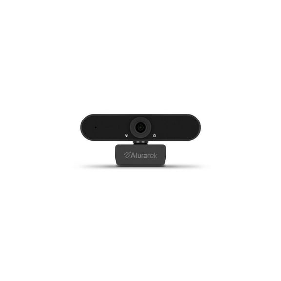 Aluratek HD 1080P USB Webcam with adjustable clip, Plug-n-Play, compatible with Mac and Windows OS
