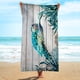 thumbnail image 4 of Fiudx Toalla de Playa de Microfibra, Superligera, Resistente a La Arena, de Secado Rápido, Ideal para Piscina, Playa, Viajes y Camping. Tamaño de 76 X 152 Cm. Uso Versátil., 4 of 7