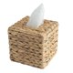 thumbnail image 1 of Cubierta para caja de pañuelos de mimbre de jacinto de agua (cuadrada), 1 of 4