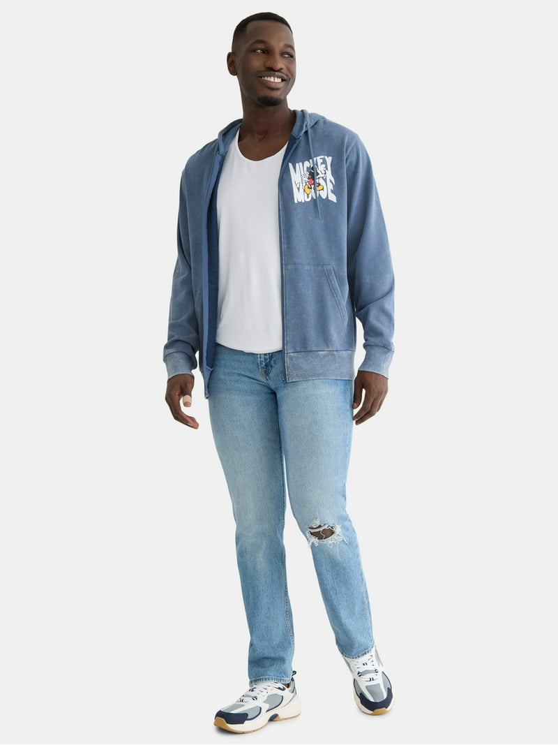 Disney men's Mickey Mouse Zip Hoodie - Sizes S-3XL - Walmart.com