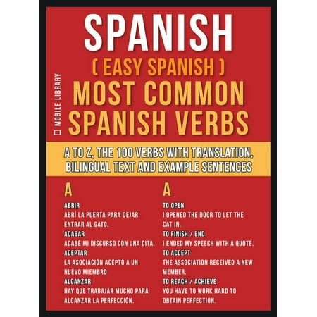 Spanish ( Easy Spanish ) Most Common Spanish Verbs - (Best Way To Learn Spanish Verbs)