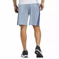 thumbnail image 2 of Adidas Men's Active Stripe Short - Workout Running Shorts (Light Blue, XL), 2 of 6