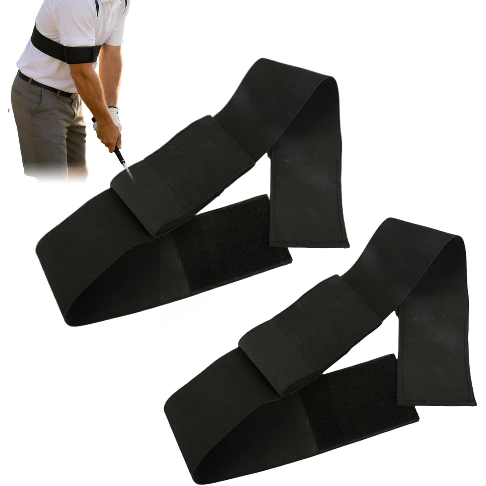 Slider Training Aid, Adjustable Swing Correcting Arm Band, Innovative Arm Connection Aid for Men Women, Swing Training Aids for Beginners Outdoor Improve Swingstability