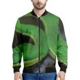 thumbnail image 3 of Chaqueta con cremallera y estampado de serpiente de terror colorido para hombre, sudadera con estampado 3D, chaquetas de bombardero para niños, chaquetas de calle para primavera y otoño, abrigos de ma, 3 of 5