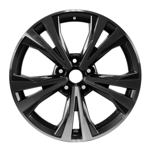 Pre-Owned Original Equipment Machined Dark Charcoal Metallic Aluminum Wheel 18 x 7 403006FL3A fits 2017-2020 Nissan Rogue (Good)