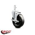 thumbnail image 2 of 5 Inch Phenolic Wheel Swivel 3/4 Inch Square Stem Caster with Brake SCC, 2 of 2