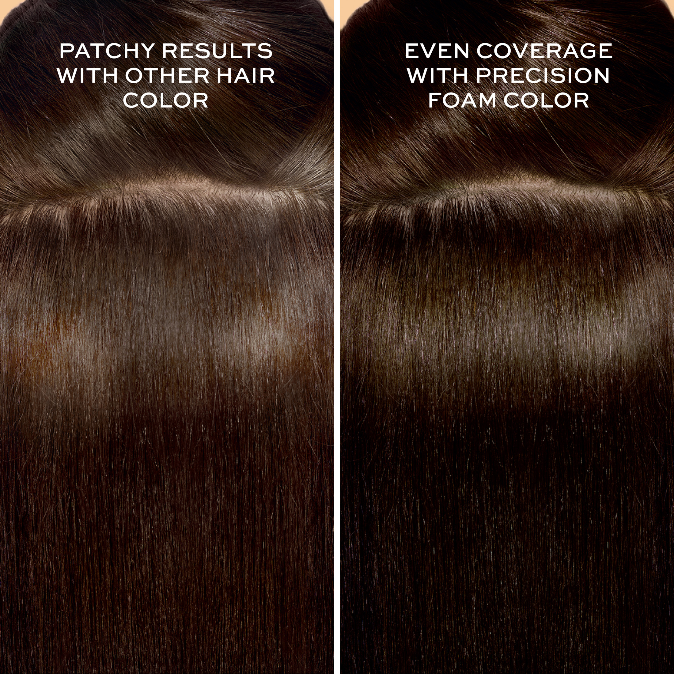 John Frieda Precision Foam Hair Color Kit, Brown Hair Dye, 5NBG Medium Chestnut Brown Hair Color, 1 Application - image 3 of 10
