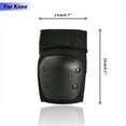 thumbnail image 2 of Odoland 6 Pieces Kids Skating Knee Elbow Waist Protective Gear Pads Set Support Brace Guards for Children, 2 of 7