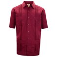 thumbnail image 1 of Manchester Guayabera Tallas Extras  Vino, XXG Manchester 3621H, 1 of 4
