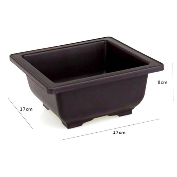 Plastic Balcony Home Decor Square/Rectangle Planters Garden Supplies Nursery Pots Bonsai Pots SQUARE L