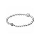 thumbnail image 2 of Brazalete de bolitas cierre barril plata 16 cm, 2 of 3
