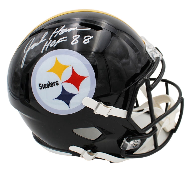 Jack Ham Autographed/Signed Pittsburgh Speed Full Size Football Helmet with "HOF 88" Inscriptions