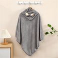 thumbnail image 2 of Bovxnpu Unisex Girls Robes Bathrobes Infant Toddler Kids Hooded Cloak Wearable Bath Towels Sleepwear, 2 of 5