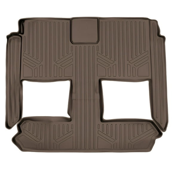 SMARTLINER 2 Rows Custom Fit Floor Liners Compatible with 2008 - 2016 Chrysler Town & Country