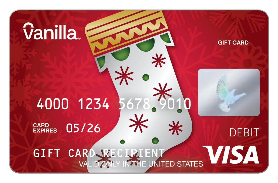 No Value Vanilla Debit Gift Card LOT of 3 Stocking Present Christmas Tree