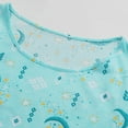thumbnail image 4 of Women Cotton Pajamas Set Short Sleeve Top Capri Pants Sleepwear Plus Sleepwear for Women plus Size, 4 of 8