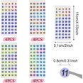 thumbnail image 2 of Mabor 16 Sheets Round Clear Number Stickers 1-200 - Sparkling Self Adhesive Labels for Organizing Storage Bins & Boxes, 2 of 5