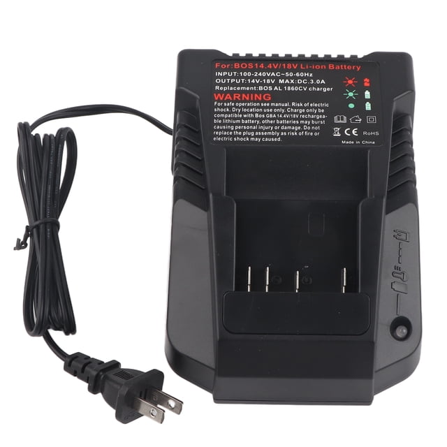 Cargador de batería de iones de litio, mantenedor de batería, accesorios de alimentación de 14 V a 18 V, fabricado con cuidado
