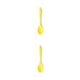 thumbnail image 2 of Bearachild Cuchara con mango, cucharas antiadherentes para arroz, cuchara de cocina, cuchara agitadora, herramienta para crema de mantequilla, Amarillo 2piezas, 2 of 6
