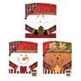 thumbnail image 3 of Funda para silla navideña, asiento de dibujos animados, decoración de Año Nuevo para el hogar (Papá Noel), 3 of 9