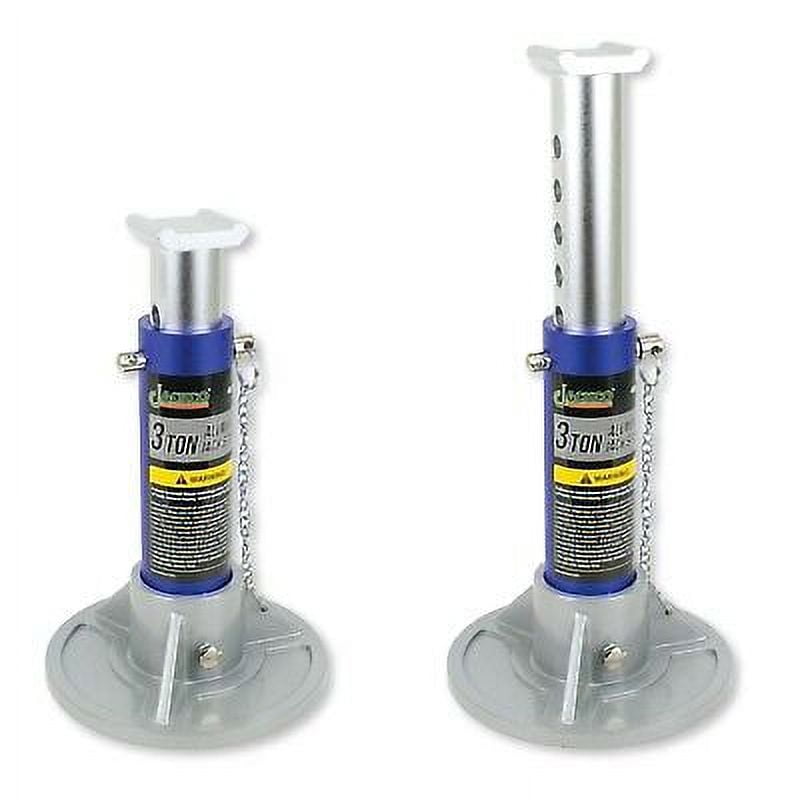 Jackco 3 Ton Low Profile Aluminum Racing Floor Jack with Aluminum Jack Stands