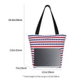 thumbnail image 2 of Bingfone Stars And Stripes Women Shoulder Tote Bags Casual Bag Ladies Shopping Handbag, 2 of 6