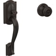 thumbnail image 1 of Poignée d'Entrée avant avec Bouton de Porte Géorgien, Demi-Poignée Inférieure, Bronze Vieilli, FE CAM, Géo, 1 of 8