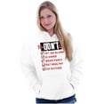 thumbnail image 4 of Funny Pessimist To Don't List Lazy Hoodie Sweatshirt Women Men Brisco Brands X, 4 of 6