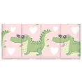thumbnail image 2 of Cartoon Crocodiles with Heart Sunglasses Acrylic Pencil Pen Holder Cup 4 Compartments Desktop Organiser 7.87"x2.78"x3.54", 2 of 7