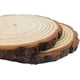 thumbnail image 5 of 10 piezas de rodajas de madera de 4 a 4,7 pulgadas, sin terminar, natural, con corteza de árbol, diámetro, círculo grande, centro de mesa rústico para boda, posavasos de disco, adornos navideños,, 5 of 5
