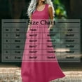 thumbnail image 3 of Liquidation d'Été 2025! Robe Grande Taille pour Femmes, Robe d'Été en Coton et Col Rond Sans Manches Longue, 3 of 5
