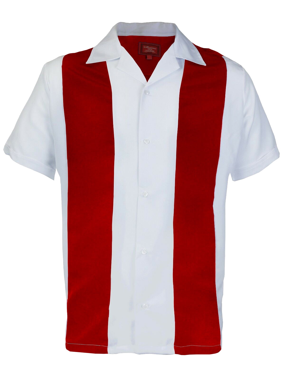 Men's Two Tone Bowling Casual Dress 