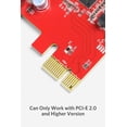 thumbnail image 2 of Tarjeta PCI Express PCI-e a USB 3.0 (4 puertos) Inateck roja, 2 of 7