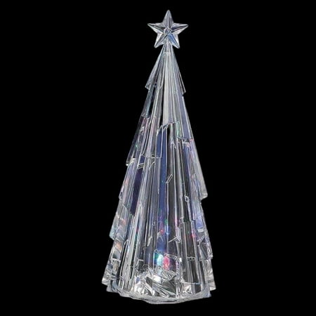 Icy Giftware Icy LED Lighted Christmas Tree Figurines - 8" - Set of 2