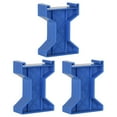 thumbnail image 2 of Milaget 3 Pieces Train Bridge Piers Support Wooden Railway Accessories A Blue, 2 of 8