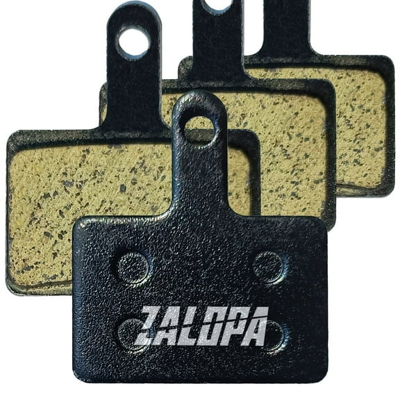 ZALOPA Up to 99% Organic Resin Brake Pads for Shimano B01S B03S Compatible Tektro TRP E10.11 P20.11 A10.11 HD E350 M275 M285 no harm to disc brake rotor copper