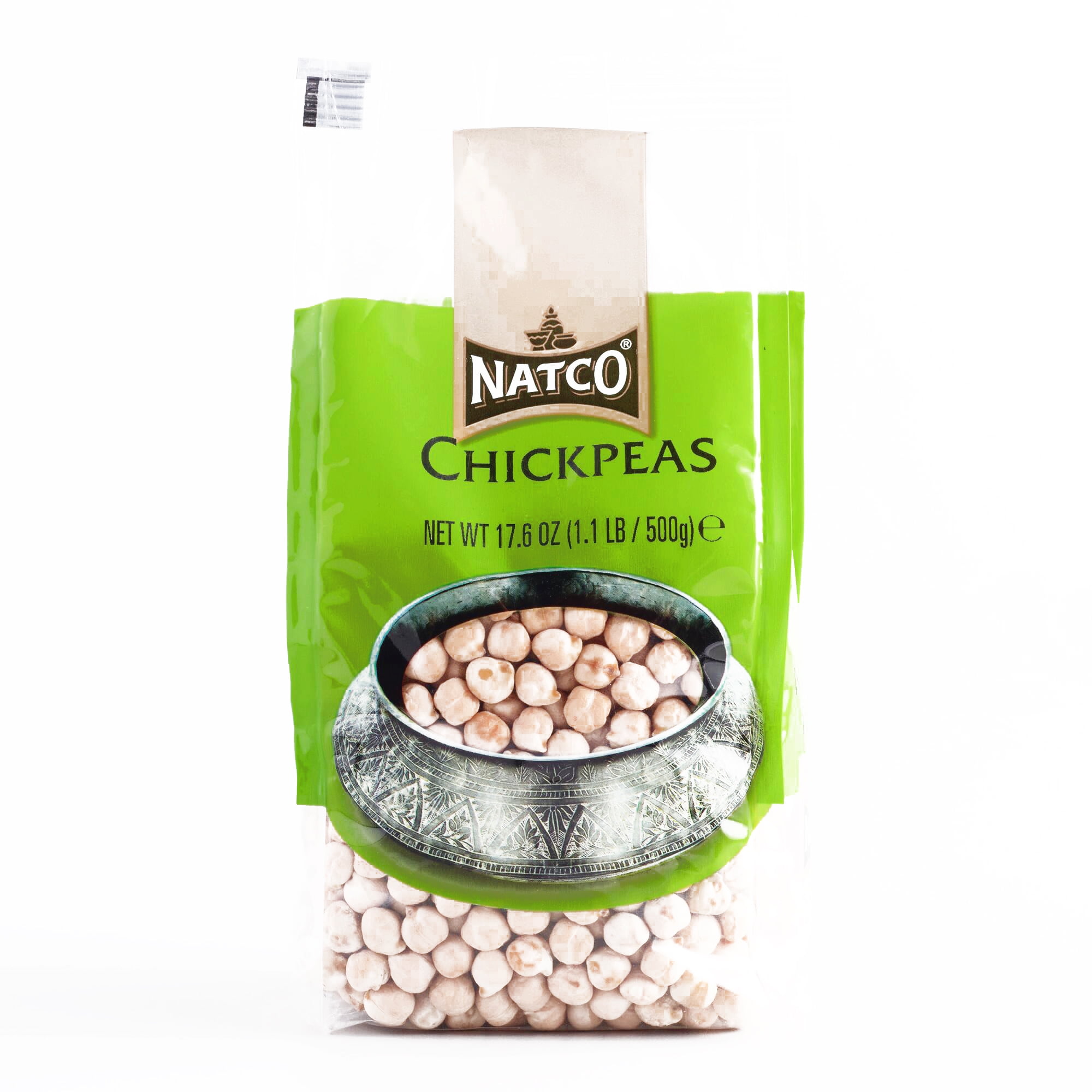 Natco Chickpeas 7.65 oz each (1 Item Per Order, not per case)