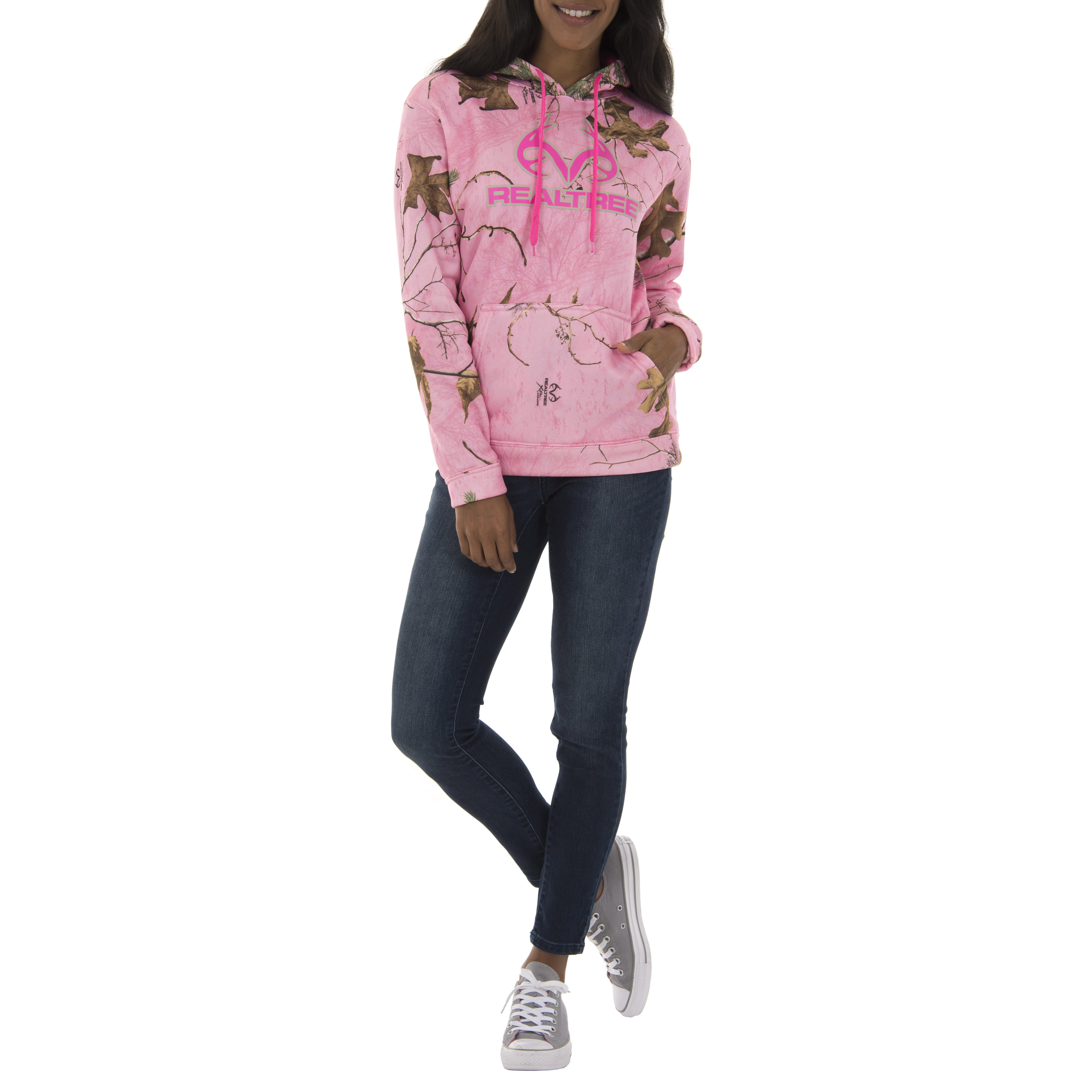 Women's Camo Performance Pullover Fleece Hoodie&nbsp;