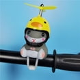thumbnail image 1 of Gwong hogar 1 pcs bici hámster bocina realista fácil de ensamblar mini hélice caricatura de animales figuras decoración de bicles accesorios para bicicletas Gwong 21095640, 1 of 7