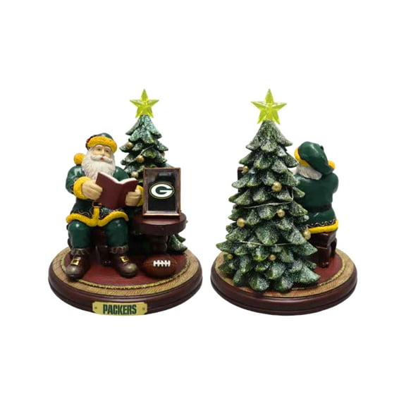 The Memory Company Green Bay Packers Christmas Story Santa Figurine