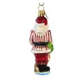 thumbnail image 2 of Christopher Radko Company 3.75In Ring In The Holidays Gem, Glass, Ornament Santa Christmas 107890, 2 of 3