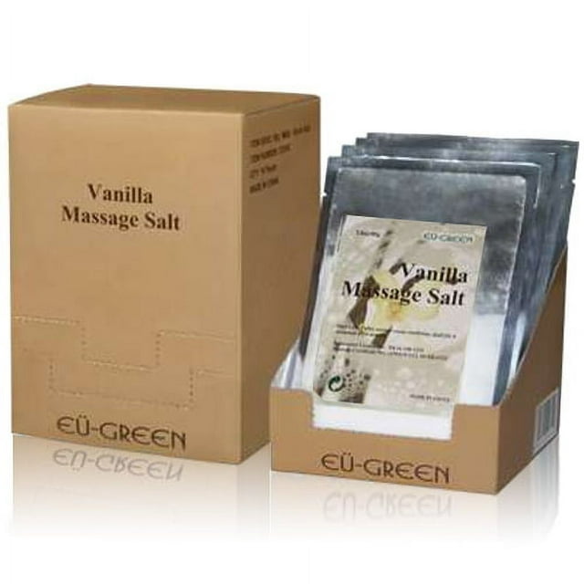 Royal Massage Sels de Gommage Minéraux Naturels au Sel de Mer (Sachets de 80 g x 10) - Vanille
