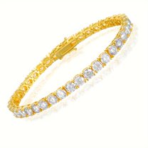 S925 Sterling Silver with 3-6.5mm Moissanite Tennis Bracelet, Men's and Women's | Gemstone Jewelry | Gifts for Him | Gifts for Her | Birthday | Wedding | Anniversary | Engagement