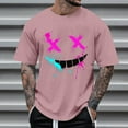 thumbnail image 3 of T-Shirts à Col Rond pour Hommes Séchage Rapide Imprimé Polyester, Coupe 3D Col Rond Haut Athlétique pour Gym, Course, Cyclisme & Décontracté, 3 of 4